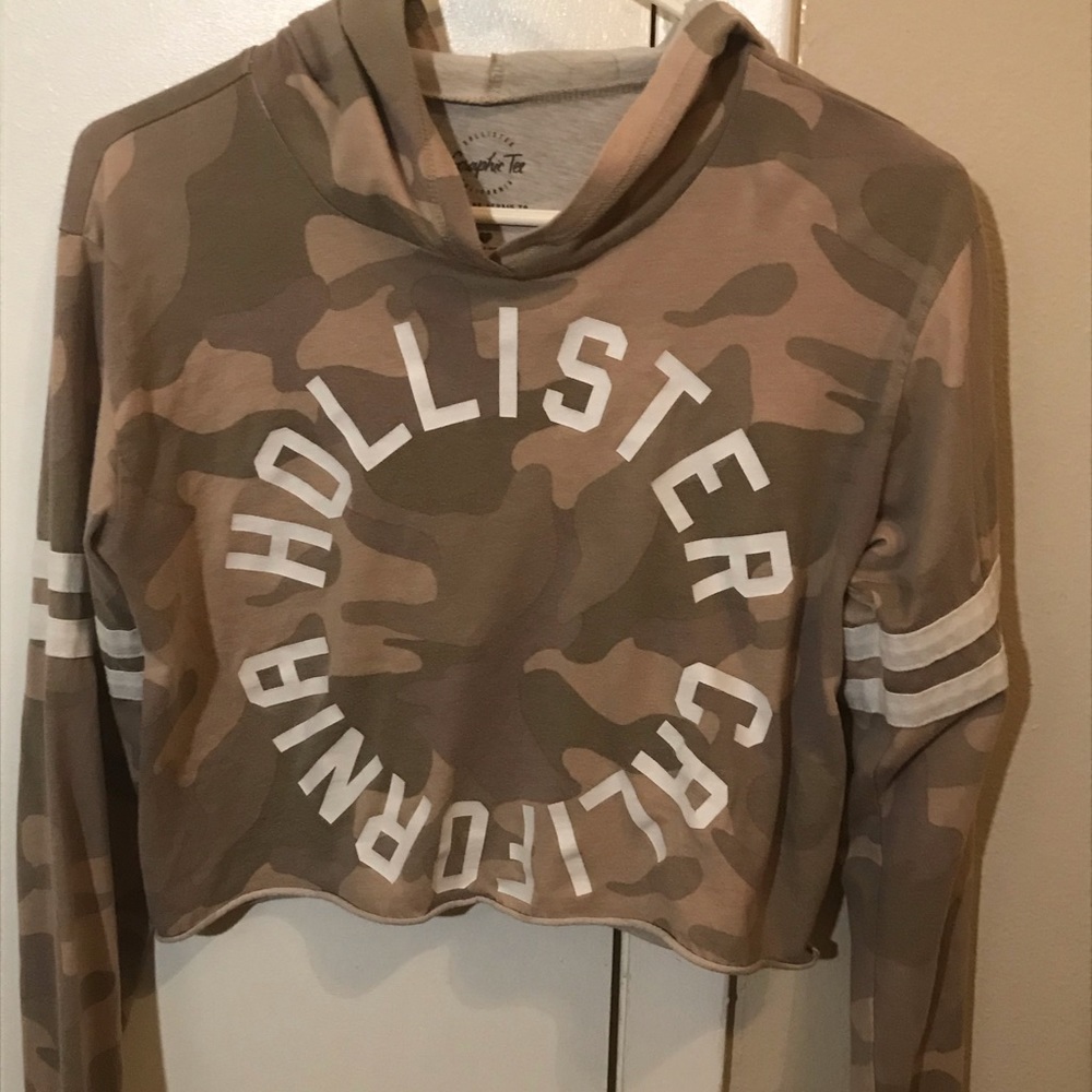 Camo- Hollister crop top